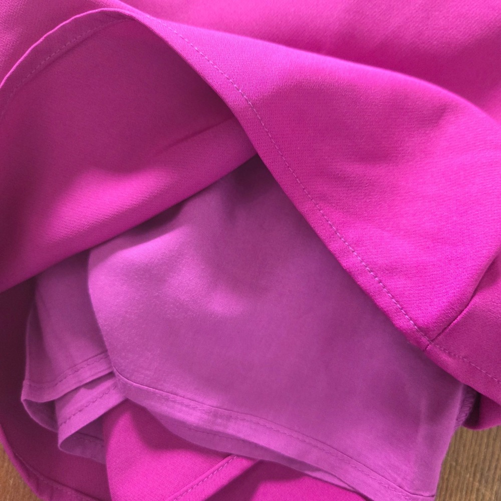 NWT Adelyn Rae Pink Ruffle Sleeve Mini Dress Square Neck Cocktail - Picture 5 of 9